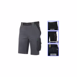Abbigliamento Bermuda U-Power World In tessuto U-4 (U-Power 4 way stretch: 86% nylon-14% Spandex-140 gr/mq.) resistente, idro ...