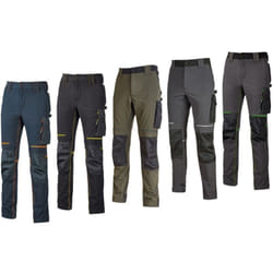 U-power - Pantaloni da Lavoro UPower Atom Grigio-Verde m
