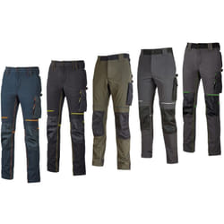 U-power - Pantaloni da Lavoro UPower Atom Grigio-Verde xl