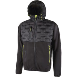 U-power - Giacca Ibrida Idrorepellente Future Spock Black Carbon Taglia s