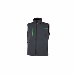 Il gilet Saturn PE181RL è un gilet da lavoro in tessuto U-4 (U-Power 4 way stretch) molto resistente, estremamente comodo, mo ...