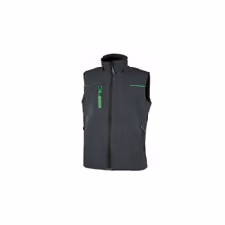 Il gilet Saturn PE181RL è un gilet da lavoro in tessuto U-4 (U-Power 4 way stretch) molto resistente, estremamente comodo, mo ...