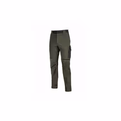 Il pantalone World FU189DG U-Power è un comodo pantalone da lavoro Slim Fit in tessuto U-4 (U-Power 4 way stretch) estremamen ...