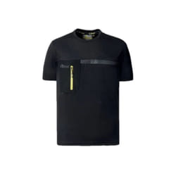 U-power - t-shirt da lavoro 'cristal black carbon' nero tg l