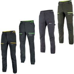U-power - Pantaloni da Lavoro U-Supremacy Horizon Black Carbon Taglia l