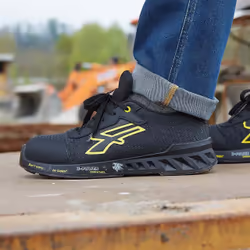 U-Power Frank s ESD Unisex Adulto Nero, Giallo - Vista aggiuntiva 4