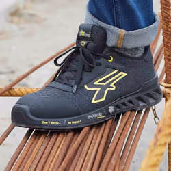U-Power Frank s ESD Unisex Adulto Nero, Giallo - Vista aggiuntiva 5