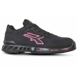 U-power - Scarpe Antinfortunistiche da Donna UPower Michelle S1P Linea RedLeve Nero/Fuxia 38