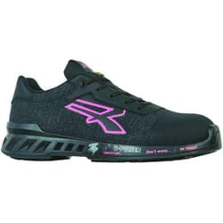 U-power - Scarpe Antinfortunistiche da Donna UPower Michelle S1P Linea RedLeve Nero/Fuxia 39