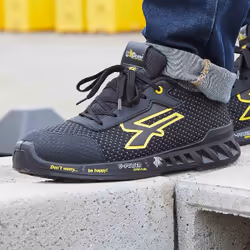 U-Power MATT s ESD Unisex Adulto Nero, Giallo - Vista aggiuntiva 4