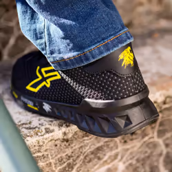 U-Power MATT s ESD Unisex Adulto Nero, Giallo - Vista aggiuntiva 6