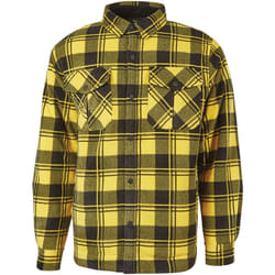 U-power - Camicione in Pile Exciting Willow Yellow Pepita Taglia l