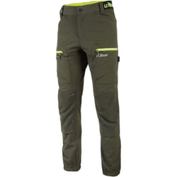 U-power - Pantaloni da Lavoro U-Supremacy Horizon Dark Green Taglia l
