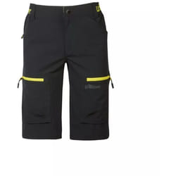 U-power - Pantaloncini da lavoro Ares U-4 stretch - l - Nero
