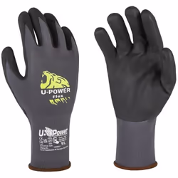 Guanti da Lavoro UPower Flex Nero/Grigio MODELLO FLEX GRIGIO Guanti touch screen molto pratici e confortevoli che assicurano  ...