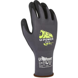 U-power - Flex Guanti Lavoro Antifortunistica Nylon Touchscreen Nero 10/XL