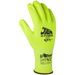 U-power - Icon Guanti Lavoro Antifortunistica Nylon Touchscreen Verde 9/L