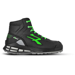 U-power - Scarpe Antinfortunistiche UPower Kent S3 Red Premium Nero/Verde 39