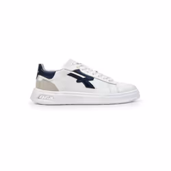 Scarpa sneaker U-Power "Blair" in pelle colore bianco e beige, tg 41La scarpa sneaker "Blair" è un connubio di stile e innova ...