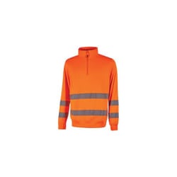 Felis Felpa mezza zip alta visibilità - xl - U-power