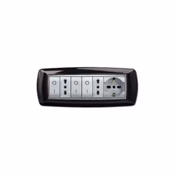 Serie MY LIFE in tecnopolimero. Posti 7 Colore nero glittering