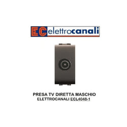 Elettrocanali - Presa tv Diretta Maschio Nera Life ECL40481M