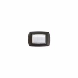 Placca Mylife 3 Moduli Wenge ( ELETTROCANALI cod. ECL2983WG )