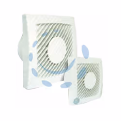 ASPIRATORE ELETTRICO DA PARETE ASSIALE 15W APERTURA FISSA LUX ø mm.120 di foro, portata aria 160mc/h, mod.L120 - 15w di poten ...