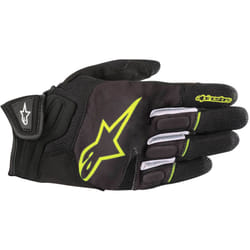 Alpinestars Atom Guanti da moto, nero-giallo, dimensione 2XL per uomo