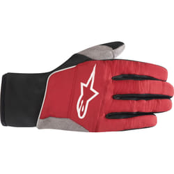 Alpinestars Cascade Warm Tech Guanti da Bicicletta, nero-rosso, dimensione S per uomo