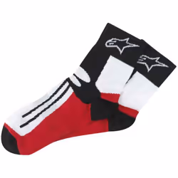 Alpinestars Racing Road Short Calzini, nero-rosso, dimensione S M per uomo