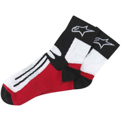Alpinestars Racing Road Short Calzini, nero-rosso, dimensione L 2XL per uomo