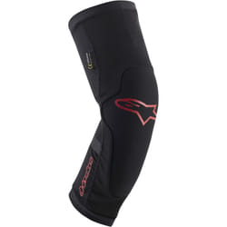 Alpinestars Paragon Plus Protettori per ginocchiere, nero-rosso, dimensione L per uomo