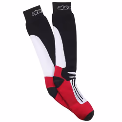 Alpinestars Racing Road Calzini, nero-rosso, dimensione S M per uomo