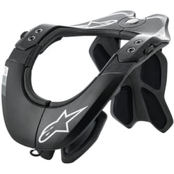 Alpinestars BNS Tech-2 Protettore del collo, nero-grigio, dimensione XS M per uomo