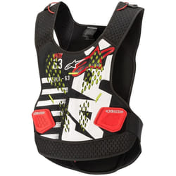 Alpinestars Sequence Protezione toracica, bianco-rosso, dimensione XL 2XL per uomo