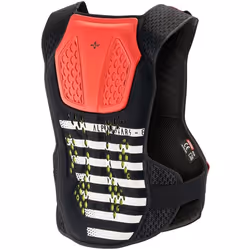 Alpinestars Sequence Protezione toracica, bianco-rosso, dimensione XL 2XL per uomo