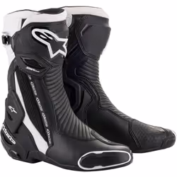 Alpinestars SMX Plus v2 Stivali moto, nero-bianco, dimensione 43 per uomo