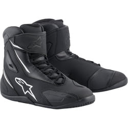 Alpinestars Fastback 2 Scarpe da moto, nero-bianco, dimensione 45 per uomo