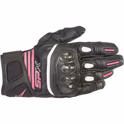 Alpinestars 3517319-1039-XL, Motocicletta, Adulto, Femmina, Nero, Fucsia, XL, 2 pz