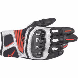 Alpinestars 3567319-1231-XXL, Motocicletta, Adulto, Maschio, Nero, Rosso, Bianco, XXL, 2 pz
