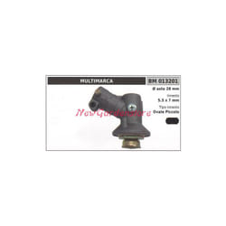 Newgarden - Coppia conica decespugliatore 013201 ø asta 28 ø innesto 5.5x7 ovale piccolo