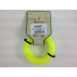 Newgarden - Filo bioline decespugliatore giallo diametro tondo 2,4 mm lunghezza 15 mt