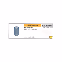 ANTIVIBRANTE COMPATIBILE CON: MOTOSEGA MODELLI: 136 137 141 142 Ø ESTERNO: 8 Ø INTERNO: 4.8 h: 14 mm HUSQVARNA 017535 Codice ...