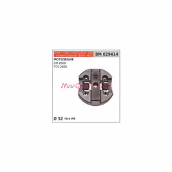 FRIZIONE COMPLETA PER MOTORE MOTOSEGA ZM 2500 TCS 2600 Ø 52 FORO M8 ASIA-CINA-GOOD LUCK-LEA-SANDRIGARDEN-SWM-MTD Codice: 0294 ...