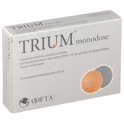 Trium® Soluzione Oftalmica Monodose 15x0,35 ml Pipette monodose