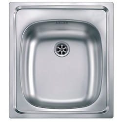 CM cinzia 44 x 50 Lavello montato su piano Rettangolare Acciaio inox
