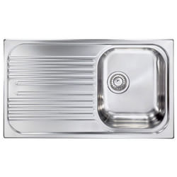 CM Atlantic 86 x 50 1V Lavello montato su piano Rettangolare Acciaio inox