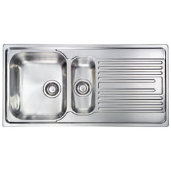 CM Atlantic 100 x 50 2V welded bowl Lavello montato su piano Rettangolare Acciaio inox