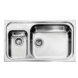 CM Punto plus 86 x 50 2V Lavello ad incasso Rettangolare Acciaio inox